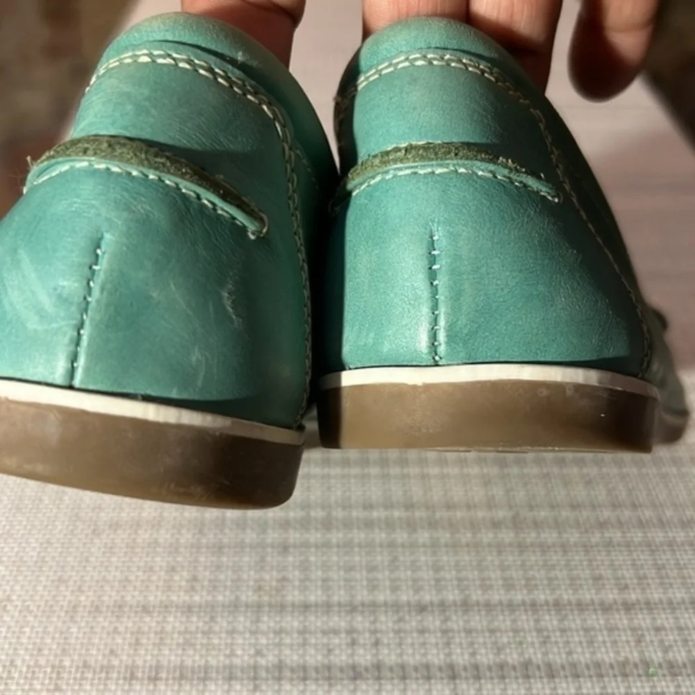 Naturalizer ,size  10M, TIFFANY GREEN 🥰Hamilton boat loafer, slip on